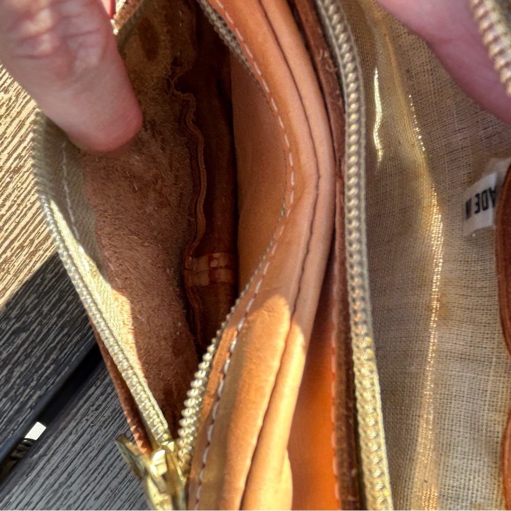 Sergios Hand Made Tan Leather Travel Waist Fanny Pack Bag - Picture 10 of 11